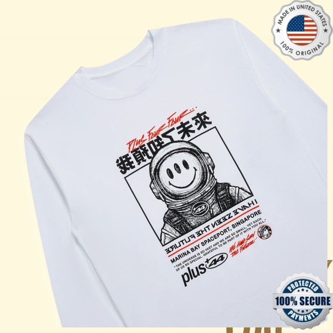 Plus44 World Store Merch Marina Spaceport Ls Tee White