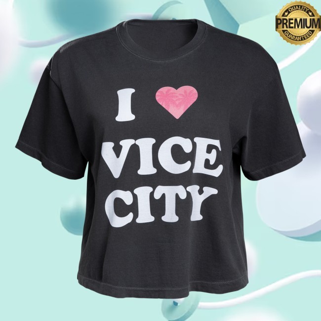 Miami Heat Merch Store Court Culture I Love Vice City Crop