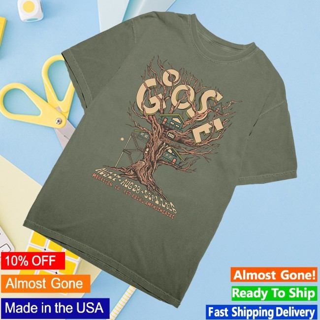 Goose The Band Merch Store Red Rocks 2026 Andy Bird Event Tee