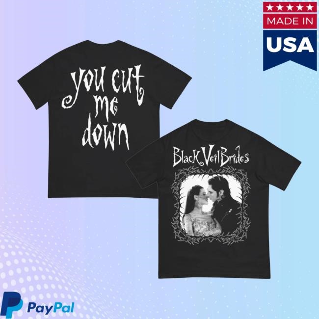 Black Veil Brides Store Merch You Cut Me Down Bride T-Shirt