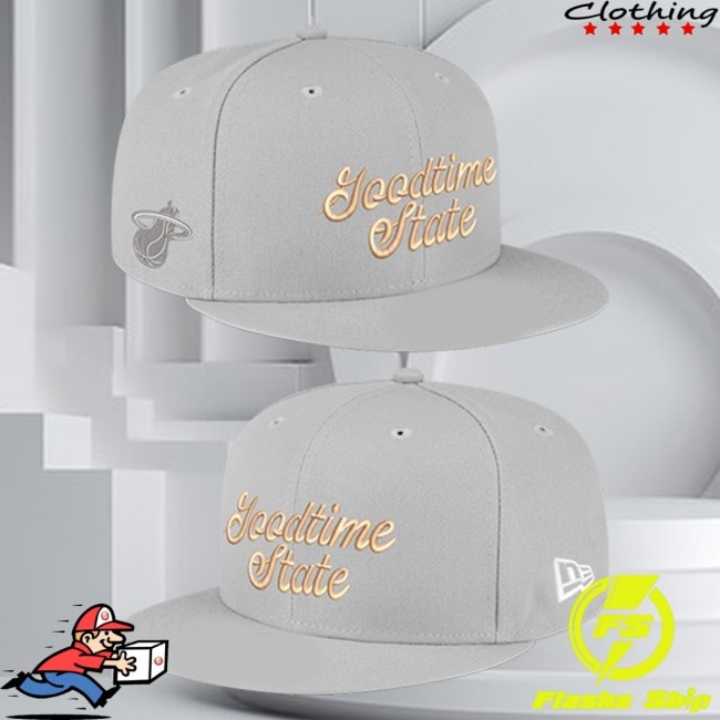 Miami Heat Merch Store Court Culture X New Era Vice City Goodtime State Snapback