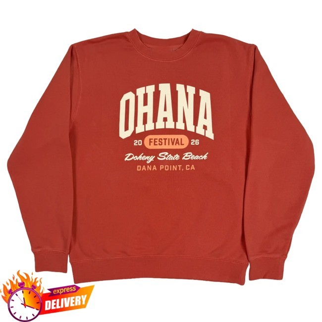 Tsurt Merch Store Ohana Festival Varsity Crew