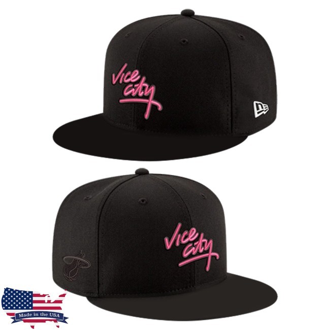 Miami Heat Merch Store Court Culture X New Era Vice City Logo Snapback