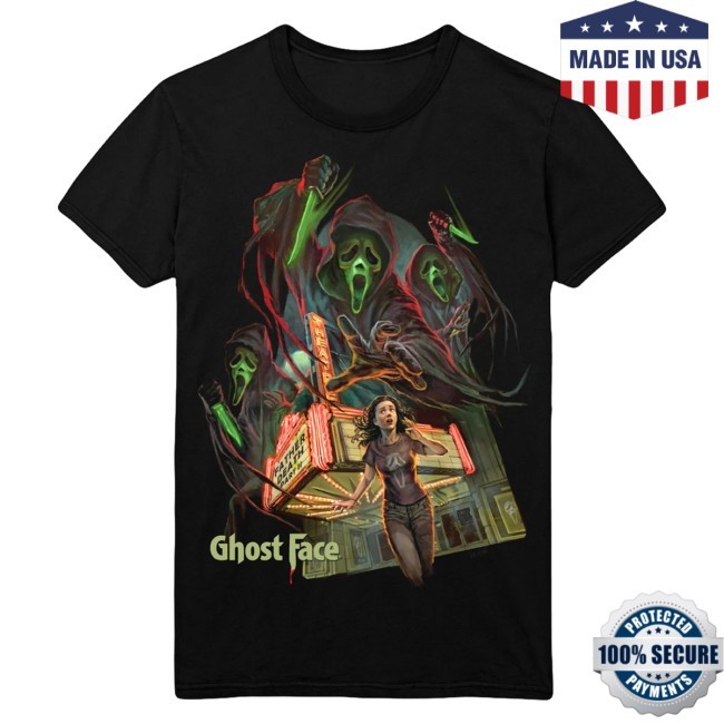 Cavitycolors Merch Store Ghost Face Horror Movie Premiere T-Shirt Comfort Colors