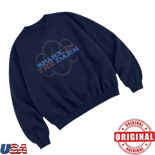Centre Bell Merch Olivia Rodrigo Amex Exclusive Spark In The Dark Navy Crewneck Sweatshirt
