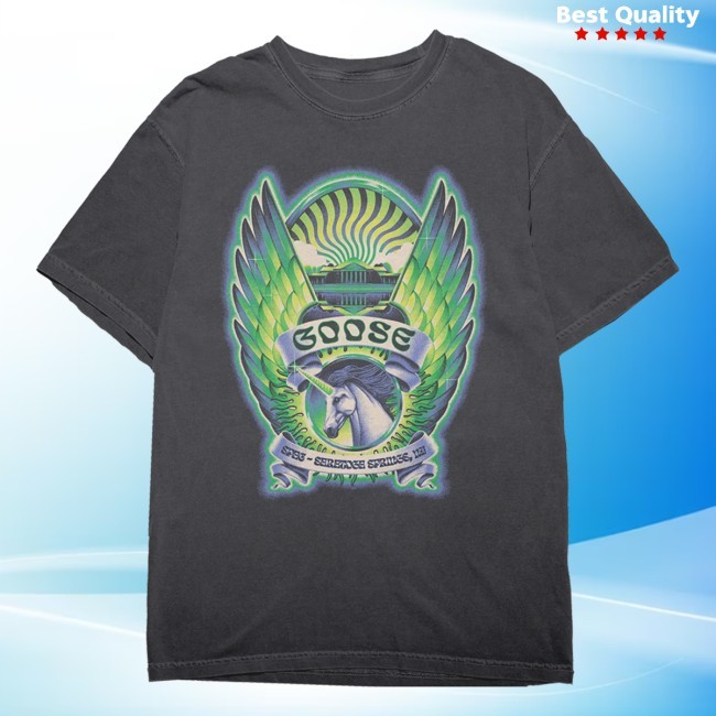 Goose The Band Merch Store Saratoga Springs Summer 2026 Event Tee