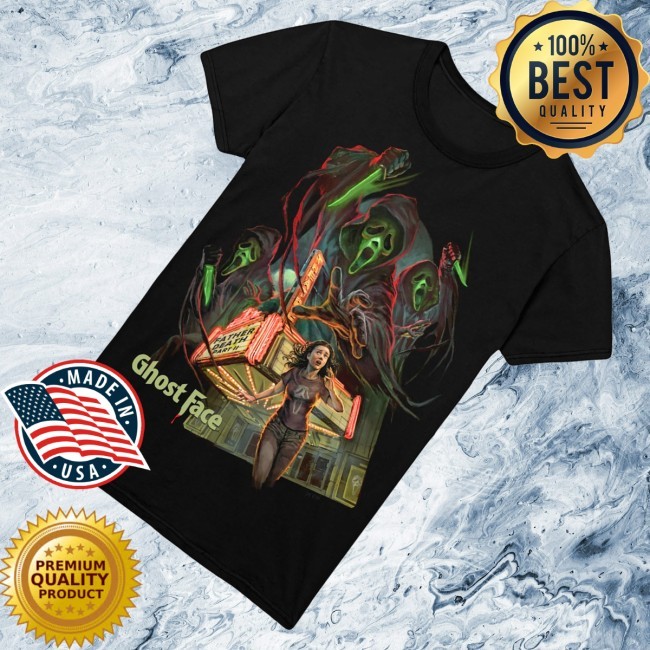 Cavitycolors Merch Store Ghost Face Horror Movie Premiere T-Shirt Comfort Colors
